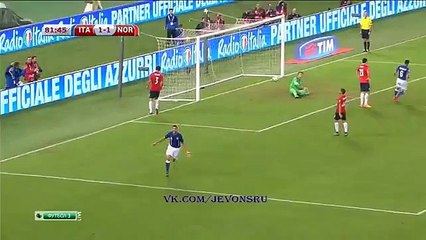 Graziano Pelle GOAL | Italy 2 - 1 Norway