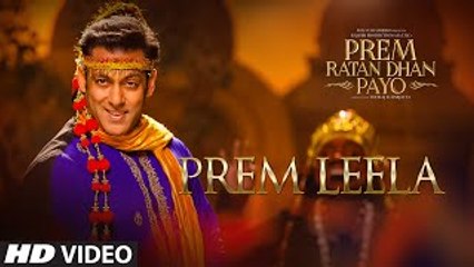 Salman Khan׃ Prem Leela Full Video Song | Prem Ratan Dhan Payo | Sonam Kapoor