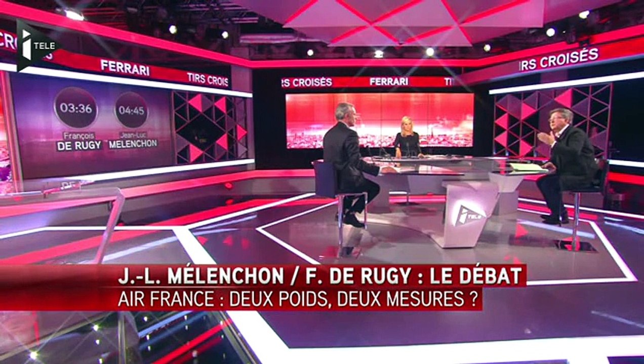 J.-L. Mélenchon invité au débat "Tirs Croisés" sur ITélé le 13/10/2015