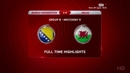 European Qualifiers: BIH 2-0 Wales