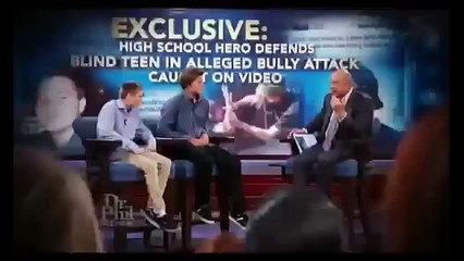Blind Boy Thanks Hero Student Who Saved Him From Beaten By School Bully (VIDEO) Dr Phill