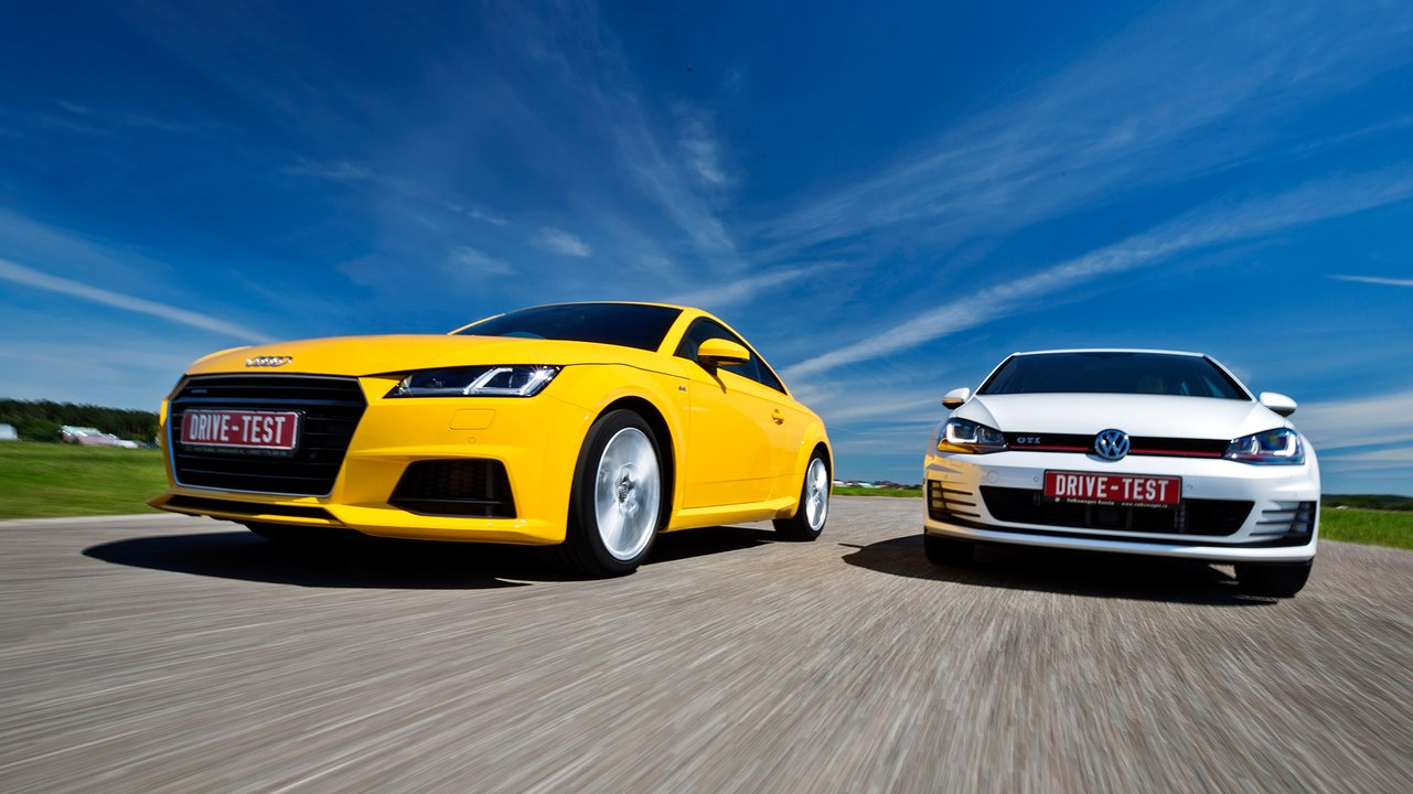 Audi TT 2.0 quattro vs VW Golf GTI
