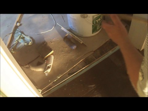 A Flat Hardwood Floor Transition to Tile How to Make and Install - MrYoucandoityourself