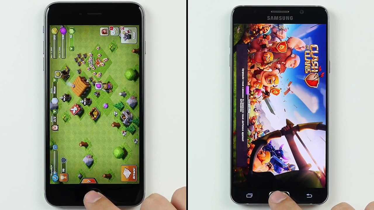 iPhone 6S Plus vs. Galaxy Note 5 Speed Test