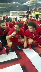 Belgium had a serious party after going number 1 in the world