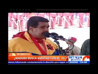 Télécharger la video: Nicolás Maduro delega a Ernesto Samper la tarea de iniciar contactos diplomáticos con Estados Unidos