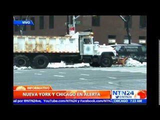 Autoridades alertan sobre una nueva tormenta de nieve en Nueva York