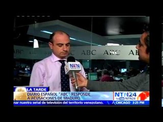 "Cabello nos honra con sus insultos y su desprecio": Dir. adjunto del ABC