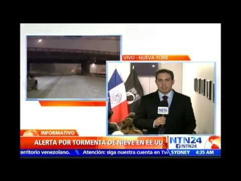 Alerta en EE.UU por una 'monstruosa' tormenta de nieve