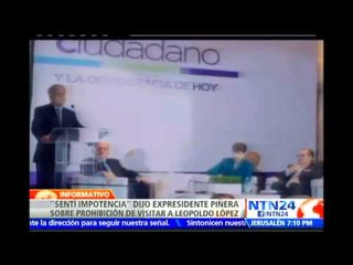 "Venezuela no te rindas la libertad está cerca": expresidente Calderón en Foro del Poder Ciudadano