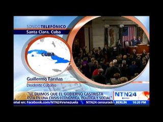 Guillermo Fariñas advirtió a Roberta Jacobson que “está hablando con un Gobierno engañoso”