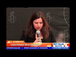 AI denuncia que investigaciones por desaparición de 43 estudiantes de México son "deficientes"
