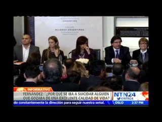 Cristina Fernández está convencida de que la muerte de Nisman "no fue un suicidio"