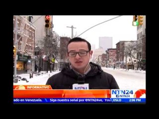 Nueva York amanece paralizada por histórica tormenta de nieve que se extiende al noreste de EE.UU.