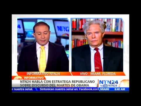 Estratega republicano analiza en NTN24 cómo será el discurso del Estado de la Unión de Obama