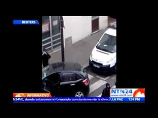 Revelan nuevo video de los hermanos Kouachi atacando el semanario Charlie Hebdo