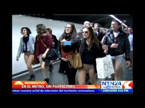 Día sin pantalones en el Metro: más de 100 personas toman el servicio de transporte en ropa interior