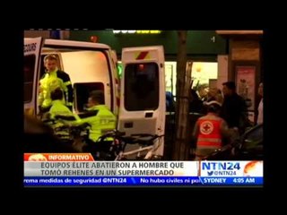 Download Video: Fuerzas de seguridad dan de baja al sospechoso que mantenía a rehenes en supermercado de París