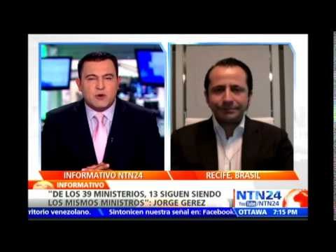 En NTN24 Luis Gerez analiza posesión de Dilma Rousseff para su segundo periodo presidencial