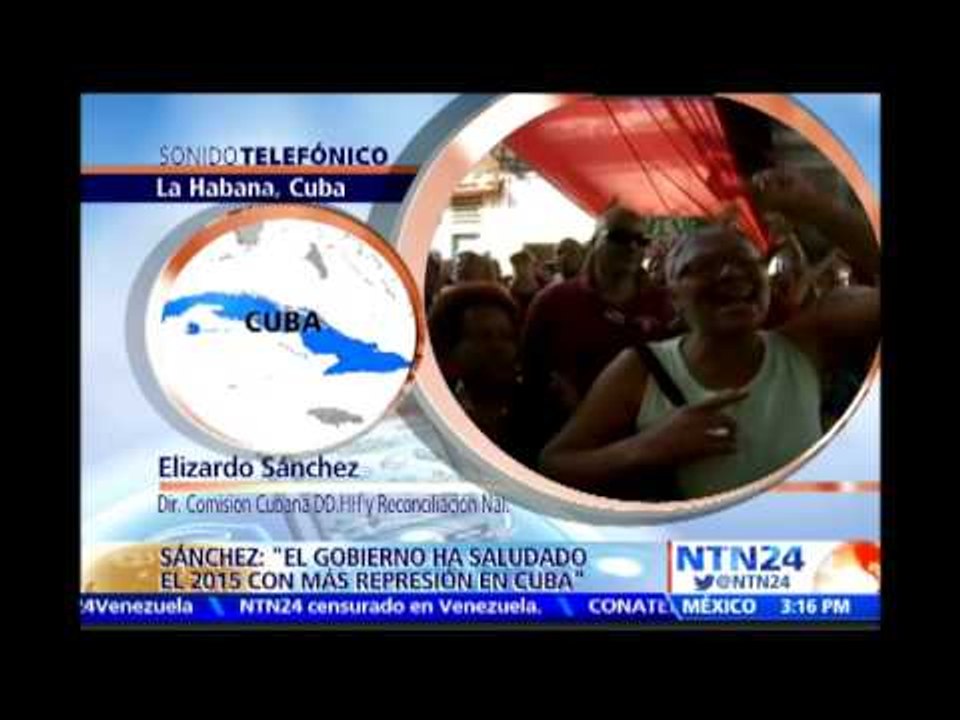 "El Gobierno saluda el 2015 con más detenciones arbitrarias en Cuba": Dir. Comisión Cubana de DD.HH.