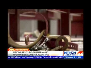 Descargar video: Dos tunecinos y tres yemeníes de Guantánamo transferidos a Kazajistán