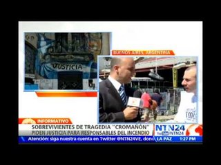 Primeros 10 años de la tragedia del bar 'Cromañón' en Buenos Aires que dejó 194 muertos