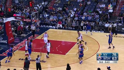 Bradley Beal Takes it to the Tin on Porzingis