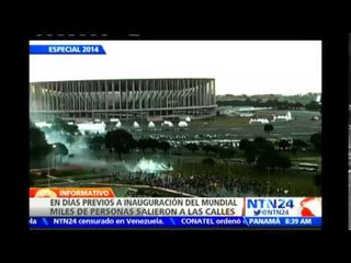 La otra cara del Mundial de fútbol: Manifestaciones y protestas marcaron el 2014  Configurar