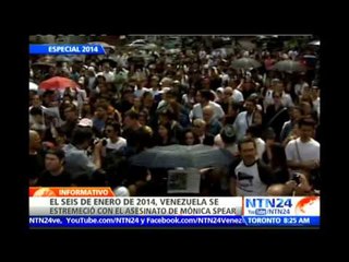 Muerte de Mónica Spear: uno de los detonantes de las protestas que se dieron en el 2014 en Venezuela