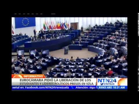 Parlamento Europeo exige liberación inmediata de estudiantes y presos políticos en Venezuela