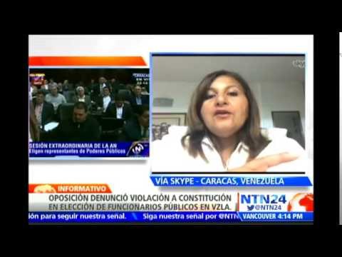 Hoy se le ha dado un golpe a la Constitución : diputada venezolana tras reelección de Luisa Ortega