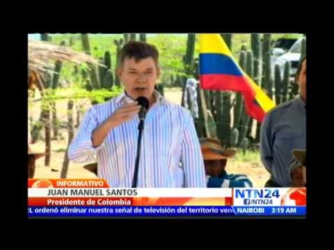 Presidente Santos espera que el cese al fuego de las FARC se convierta en bilateral y definitivo