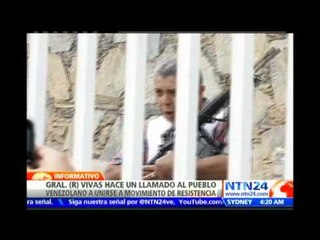 Exgeneral venezolano Ángel Vivas asegura que tomará acciones para enfrentar al Gobierno venezolano