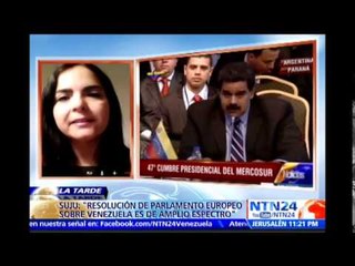 "A Vzla le interesa que parlamentarios europeos visiten el país para que los ayuden": Tamara Suju