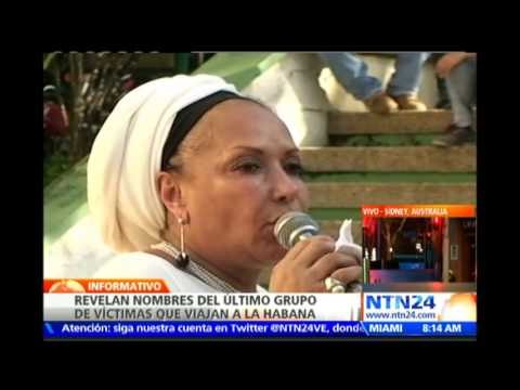 Revelan lista de último grupo de víctimas que viaja a La Habana para participar en mesa de diálogo