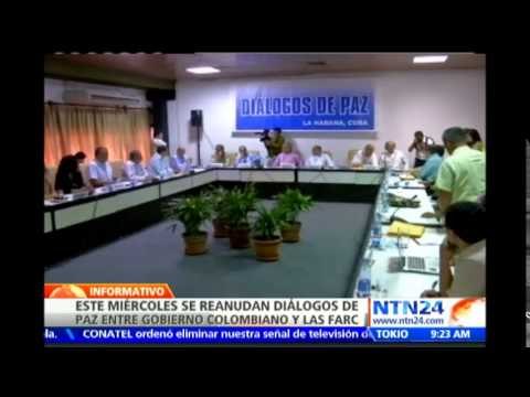 Delegados del Gobierno colombiano y terroristas de las FARC reanudarán diálogos de paz en La Habana
