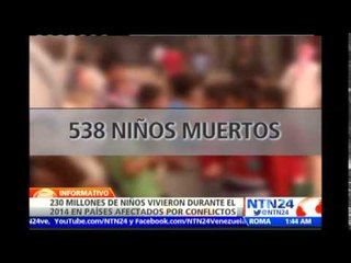 Unicef revela cifras preocupantes de la violación de DD.HH. en niños