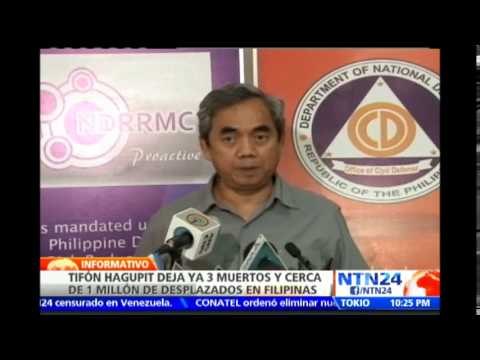 Paso del tifón 'Hagupit' por Filipinas deja al menos tres muertos y más de 700.000 evacuados