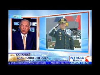 En Colombia la justicia "no existe" y la impunidad "está garantizada": Gral. Harold Bedoya