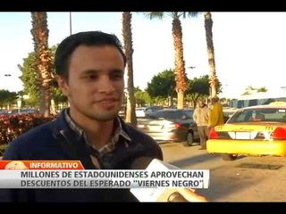 Miles de personas se agrupan en los almacenes para aprovechar descuentos del 'Viernes Negro'