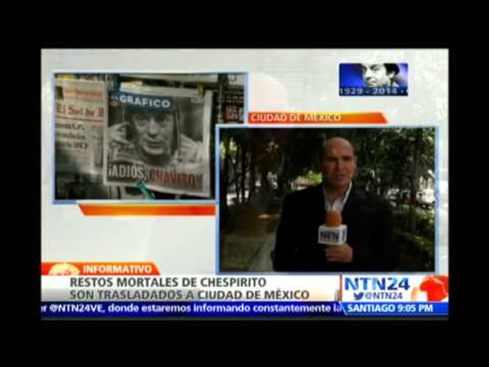 Restos mortales de Roberto Gómez Bolaños llegan a sede de Televisa donde recibe un sentido homenaje