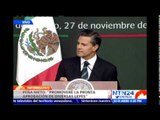 Peña Nieto anuncia medidas para luchar contra el crimen y la impunidad en México tras caso Iguala