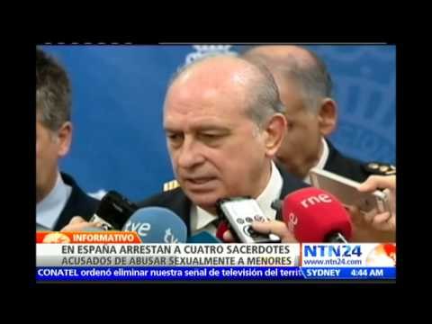 Cuatro sacerdotes detenidos por caso de abuso sexual a un menor en España