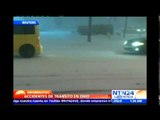 Impactantes imágenes: Vías en Ohio se convierten en ‘pistas de hielo’ debido a la tormenta invernal