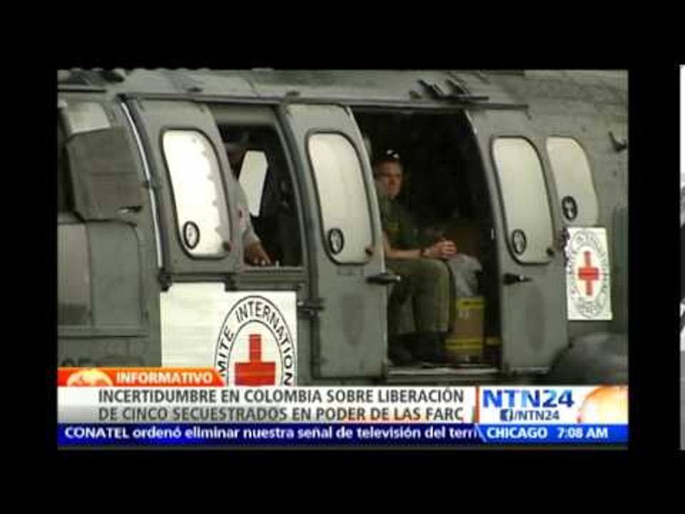 Expectativa en Colombia por inminente liberación de cinco secuestrados por terroristas de las FARC