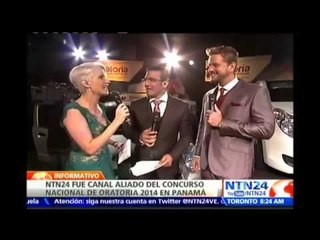 NTN24 fue el canal aliado del Concurso Nacional de Oratoria 2014 que se realizó en Panamá