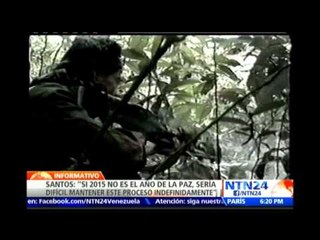 Juan Manuel Santos afirma que el 2015 debe ser el año en el que se firme un acuerdo de paz