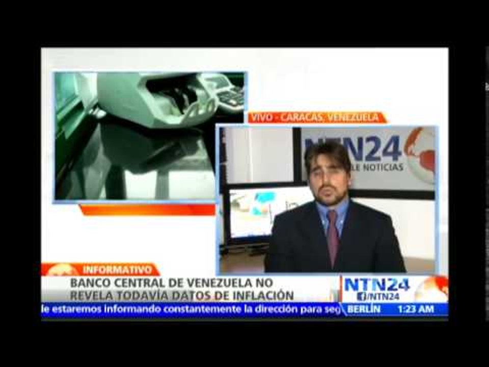 Experto analiza en NTN24 por qué el Banco Central de Vzla no haya publicado los datos de inflación