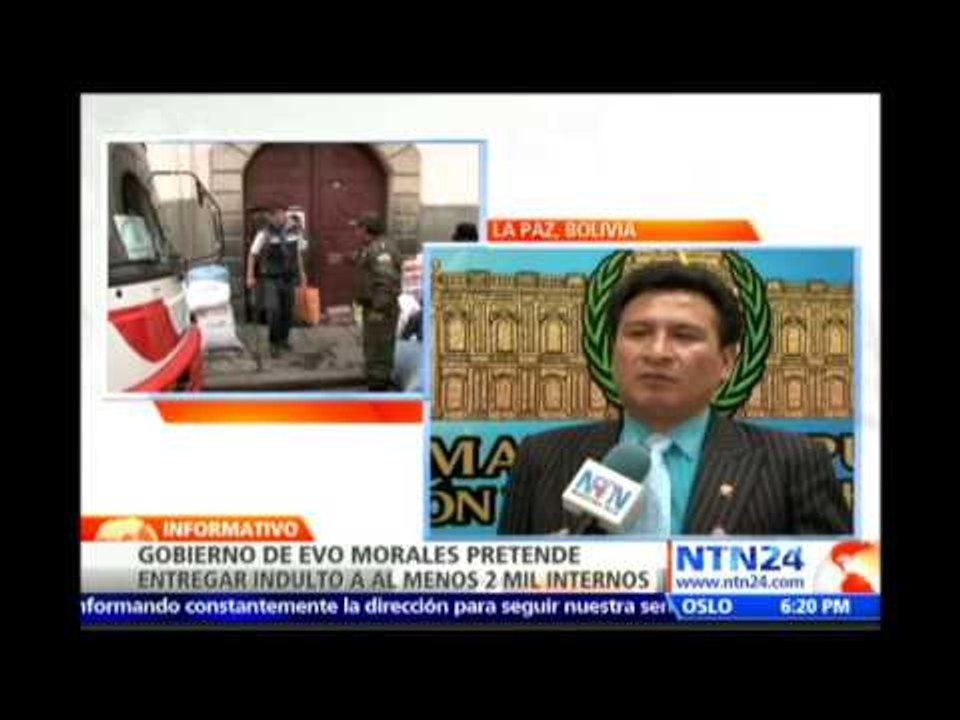 Bolivia pretende liberar a casi dos mil reclusos debido al hacienamiento en las cárceles