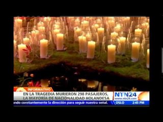 Gobierno holandés rinde homenaje a los pasajeros que fallecieron en el vuelo MH17